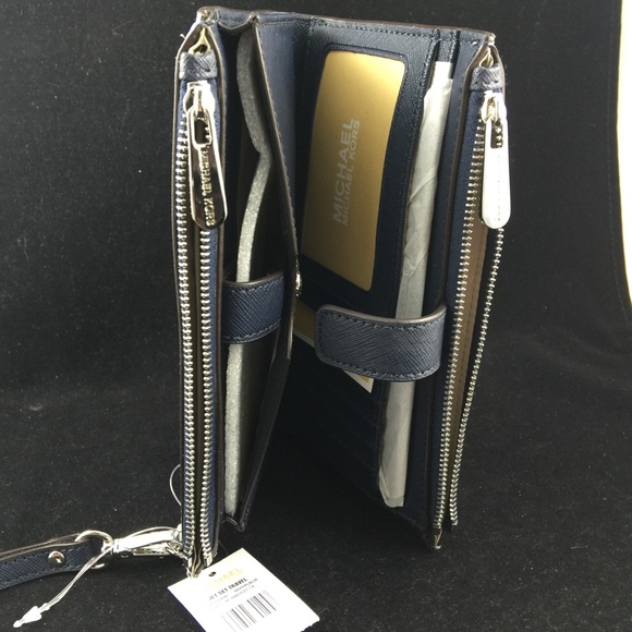 Michael Kors NEW Jet Set doublezip wristlet/wallet - Picture 7 of 9